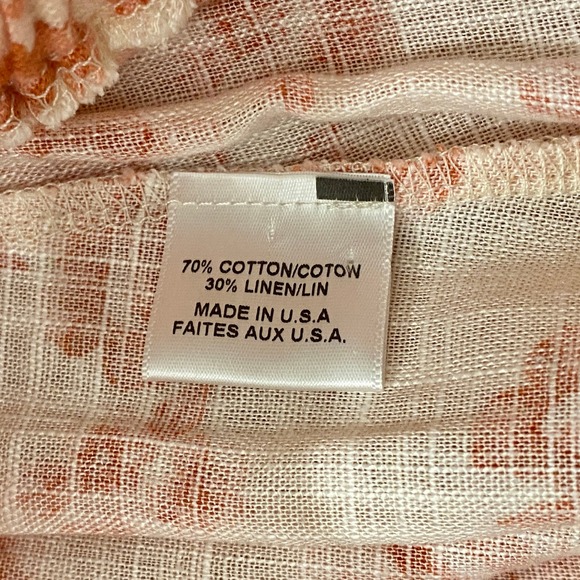 MISA Los Angeles Toile Floral Linen Cotton Blend Cropped Resort Pants XS Garden - Picture 5 of 6